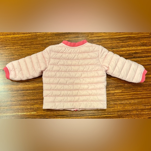 Joules pink puffer coat size 0-3 months EUC - Picture 4 of 4